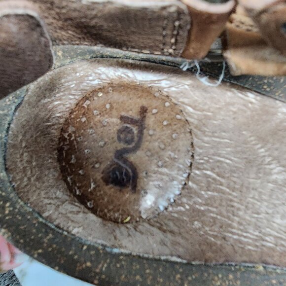 Teva Shoes Womens Size 7.5 Ysidro Brown Leather Sandals *GUC* - Picture 10 of 12